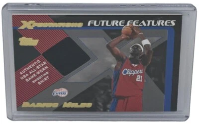Darius Miles 2001-02 Topps Xpectations Future Features Game Worn Shirt #FF-DM - Image 1 of 2