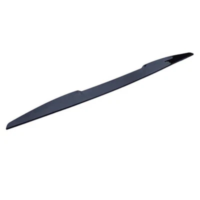 Car Rear Trunk Spoiler Lip Tail Wing Sticker Gloss Black Roof Trim Accessory - Image 1 of 4