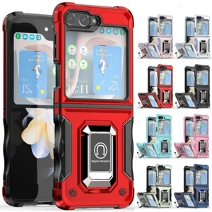 Case Shockproof Ring Stand Phone Cover For Samsung Galaxy Z Flip 6 5 - Picture 1 of 21