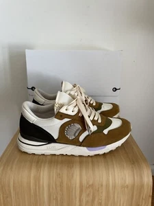 Visvim Roland Jogger Mustard Sneaker Olive Vibram - Picture 1 of 6