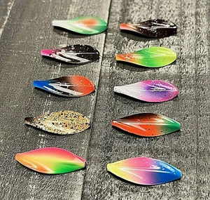 Durchlaufblinker Forellen Blinker Twisted Japanblinker Trout inline Spoon Area - Bild 1 von 23