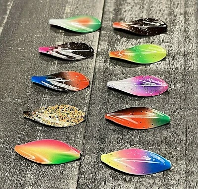 Durchlaufblinker Forellen Blinker Twisted Japanblinker Trout inline Spoon Area - Bild 1 von 4