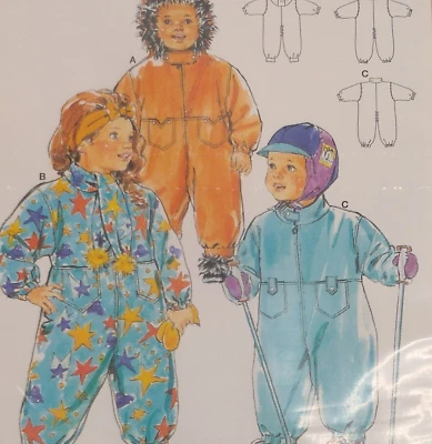 Burda 4217 Unisex Snowsuit Coat  Sewing Pattern New Size 18m-4  Envelope Damage - Image 1 of 3