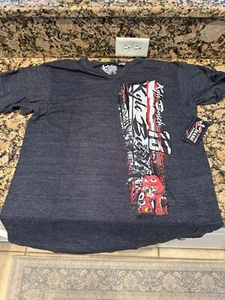 Kyle Busch NASCAR Chase Authentics M&Ms Racing V neck T-Shirt large NEW W/TAGS - Picture 1 of 9