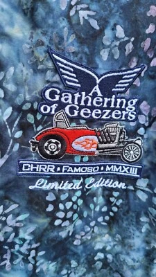 Nitro Alumni " A Gathering Of Geezers" Limited Edition  Shirt 3X Floral Design - Image 1 of 4