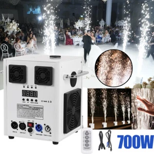 700W Cold Spark Firework Machine DJ Disco Bar Wedding Stage Effect Machine DMX - Picture 1 of 9