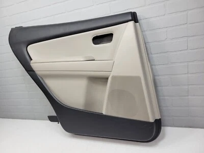 2007-2015 Mazda CX-9 Driver Rear Interior Door Trim Panel OEM Sand Beige - Imagem 1 de 4