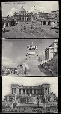 Italy / Rome 1920/25 ☀ Postcards - Image 1 of 2