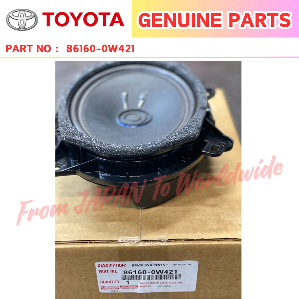 GENUINE LEXUS 2002-2010 SC430 FRONT DOOR SPEAKER W/MARK LEVINSON 86160-0W421 - Image 1 of 1