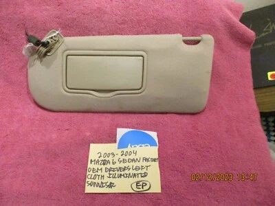 MAZDA 6 2003-2004 sedán de fábrica fabricante original conductor parasol iluminado envío gratuito Foto 1 de 4