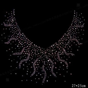 Iron on Hotfix Rhinestone T-Shirt Transfer Applique Patch Cloth Accessories - Picture 1 of 6