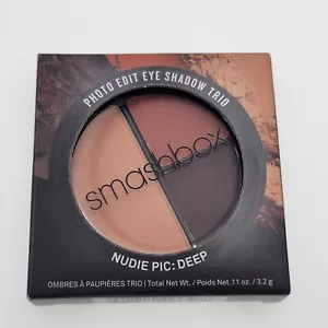 Smashbox Fotobearbeitung Lidschatten Trio - Nudie Pic tief VOLLE GRÖSSE 0,11 Unzen Lidschatten - Bild 1 von 9