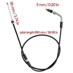 39" Thumb Throttle Cable 95mm Travel For GY6 110cc 125cc 150cc Go Kart ATV Quad - Foto 1 di 5