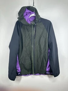 Nike Flex Sport Clash Full Zip Training Jacket Black Purple BV3303-355 Sz L NEW - Picture 1 of 12