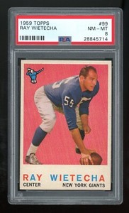 1959 Topps #99 Ray Wietecha PSA 8 NM-MT *A23G*#28845714