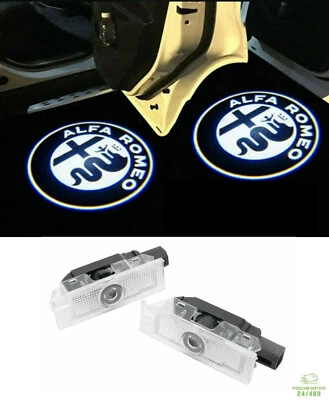 2 Luci Cortesia LED per Portiera ALFA ROMEO MITO GIULIA GIULIETTA STELVIO - Immagine 1 di 4