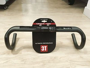 3T Tornova Team 31.8x440mm Carbon Stealth Drop Bar  - Picture 1 of 6