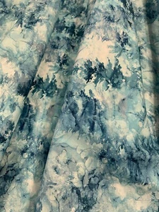 Soar Moody Blues Blue Trees Deborah Edwards Northcott Cotton Fabric DP24585-41 - Picture 1 of 3