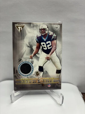 2001 Private Stock Titanium Reggie White Isaac Byrd Game Used Jersey - Image 1 of 2