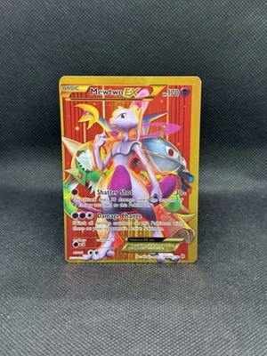 Mewtwo EX Secret Full Art 164/162 Breakthrough Holo OC/Miscut Black Dot Error - Image 1 of 4