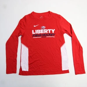 Liberty Flames Nike Dri-Fit Long Sleeve Shirt Women's Red New - Picture 1 of 5