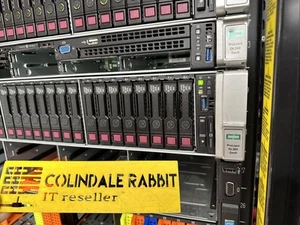 HP Proliant DL380 G9 24 x SFF 2 x E5-2650V4 128GB RAM 25*600GB 12g HDD 2 x PSU - Afbeelding 1 van 9