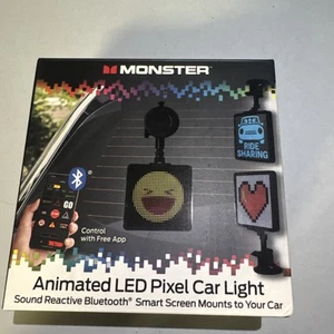 MONSTER LED SMART CAR PIXEL SMART SCREEN WITH SOUND NEW - Picture 1 of 4