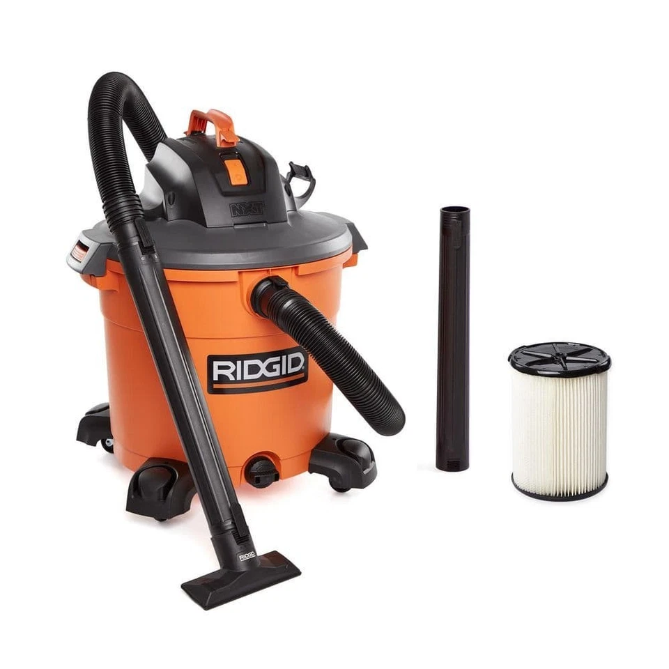 RIDGID HD1640 Dry Shop Vacuum - Orange