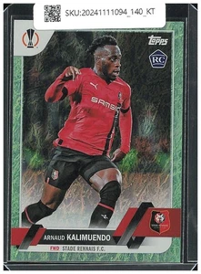 2023 Topps UEFA Club Competitions Arnaud Kalimuendo Base RC #195 - Picture 1 of 2