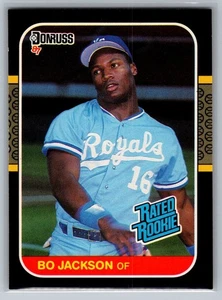 1987 Donruss - Rated Rookie Bo Jackson #35 (RC) - NM *TEXCARDS* - Bild 1 von 2
