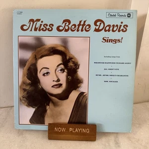 Bette Davis – Miss Bette Davis Sings! - Vinyl Record LP - VG+/VG+ - Picture 1 of 2