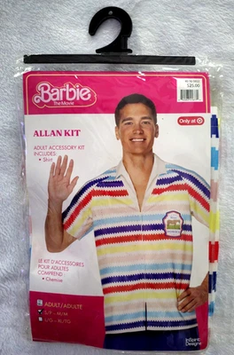 Barbie la Película - Kit Allan Disfraz Adulto Pequeño Mediano Objetivo - Artículo Único NUEVO Foto 1 de 3