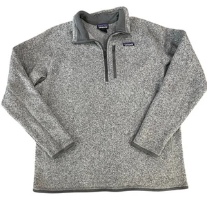 Patagonia Better Sweater Fleece 1/4 Zip Pullover Heather Gray Stonewash Mens XXL - Picture 1 of 16