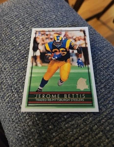 1996 Topps Football Jerome Bettis #355 Rams Pittsburgh Steelers - Picture 1 of 2
