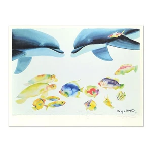 Wyland & Tracy Taylor Who Invited These Guys? Lithograph #'d Hand Signed - Picture 1 of 2
