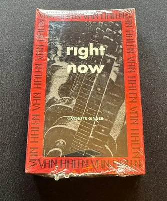 Van Halen - Right Now - 1992 Cassette Single - STILL SEALED - Man on a Mission - Image 1 of 3