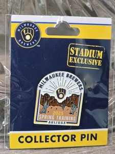 2025 EXCLUSIVE MILWAUKEE BREWERS MLB SPRING TRAINING CACTUS LEAGUE TEAM PIN NEW - Picture 1 of 6