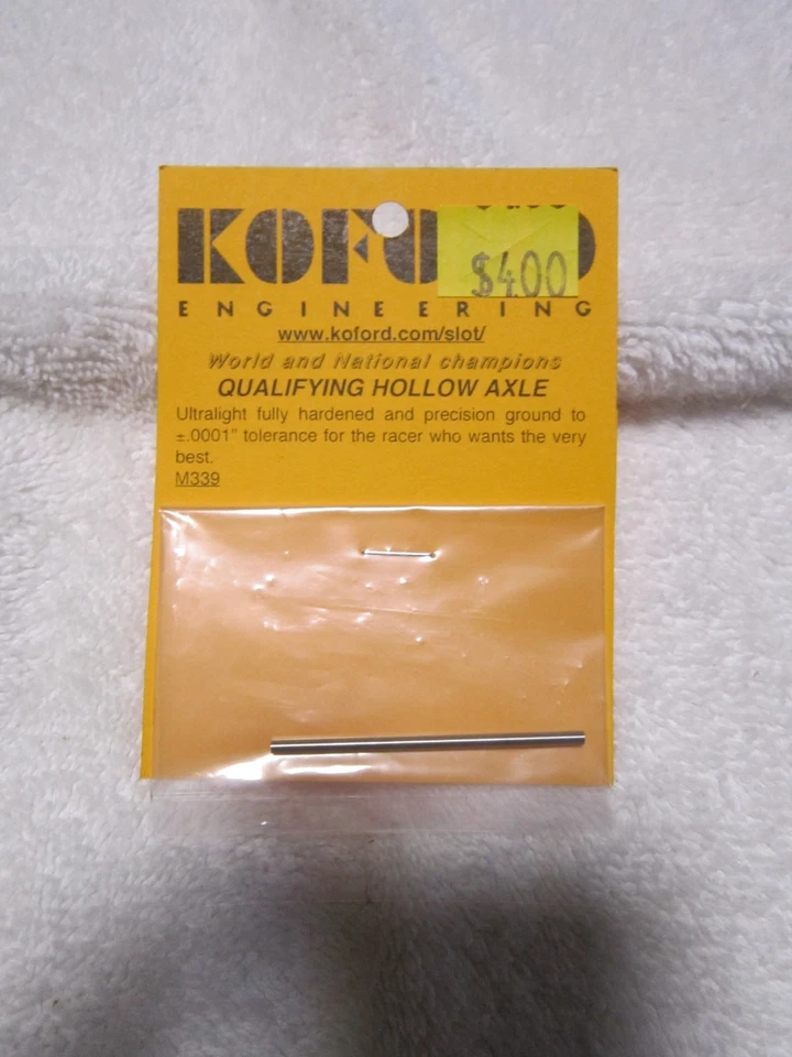 KOFORD QUALIFYING HOLLOW AXLE 3/32  M339 - Image 1 of 1