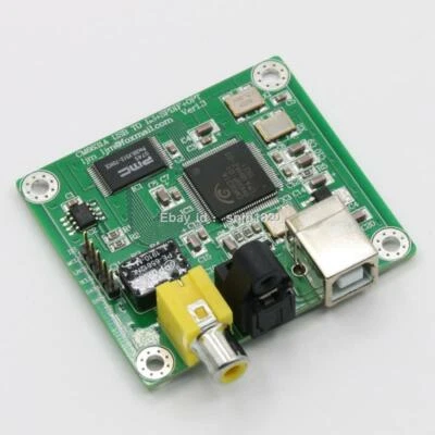 CM6631A USB to Coaxial/Optical fiber SPDIF I2S Converter DAC Board 24bit 192khz - Image 1 of 4