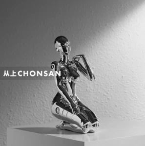 Hajime Sorayama Sexy Mujeres Dama Robot Arte Mecánico Escultura Decoración Decoración - Imagen 1 de 6