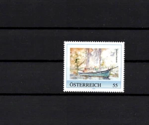 2009.01.30 Österreich PM Marken Aquarell Schiff Regentag Herbert Sedmik - Picture 1 of 1