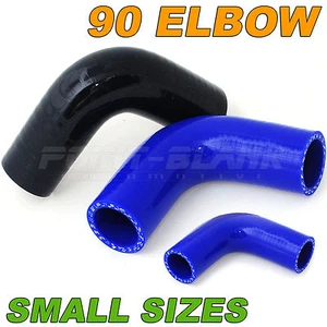 Silicone 90 Degree Elbow Bend - Air/Water/Turbo/Piping/Intake - Small Sizes - Picture 1 of 4