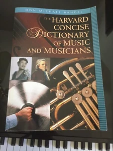 MUSIC! HARVARD CONCISE DICTIONARY of Music Harvard University Press - Picture 1 of 5