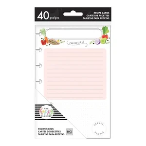 Happy Planner Recipe Cards Mini Filler Paper - Picture 1 of 2