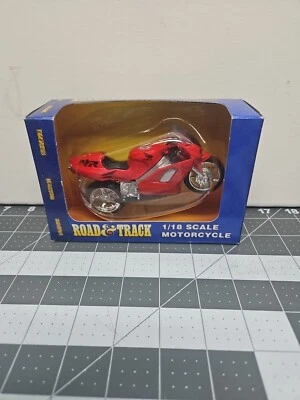 Road & Track Maisto 1:18 Scale Red Honda Nr Motorcycle  New  - Image 1 of 4