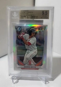 2014 Bowman Chrome Mookie Betts Refractor 1st Prospect #166/500 BGS 9.5 GEM MINT - Bild 1 von 2