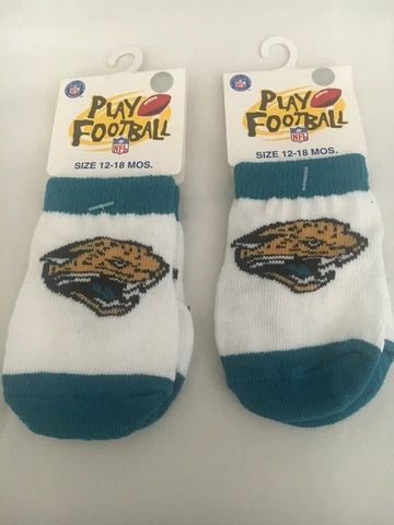 JACKSONVILLE JAGUARS BABY BOOTIES X2 PR, FAN STYLE HEAD TO TOES,NFL LICENSED NWT Cover