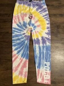 Polo Ralph Lauren Girl's Tie-Dye Leggings Large 12-14 Rainbow Leggings NEW - Picture 1 of 6