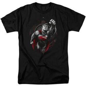 Superman Propaganda T Shirt Licensed Comic Book Movie Tee Black - Picture 1 of 2