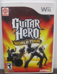 Guitar Hero : World Tour (Nintendo Wii, 2008) Complete CIB - Picture 1 of 4